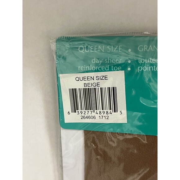 Pantyhose Sophi Sophisticated Miss Queen Size Grande Beige Sheer Reinforced Toe - Picture 6 of 6